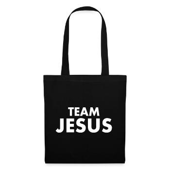 Team jesus - Tote Bag - black - Front