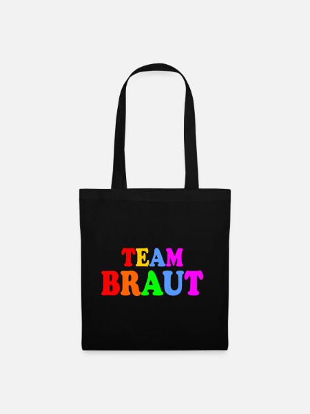 Team groom - Stoffbeutel - Schwarz