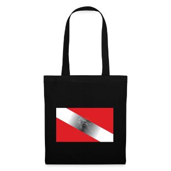 Flagg de plongée - Sac en tissu - noir - Devant