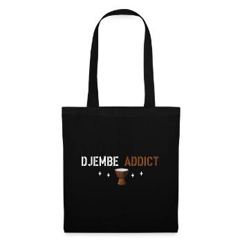 Djembe addict - Tote Bag - black - Front