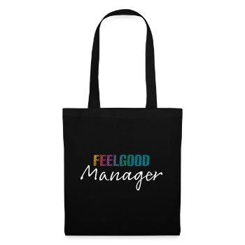 Design FeelgoodManager white colorful - Tote Bag - black - Front