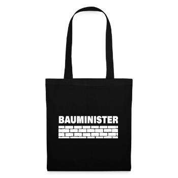 BAUMINISTER - Stoffbeutel - Schwarz - Vorne