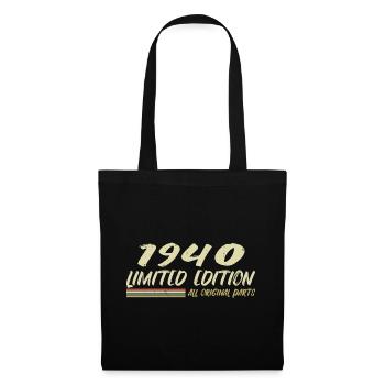 Cadeau D'anniversaire 1940 Idée Cadeau 1940 - Sac en tissu - noir - Devant
