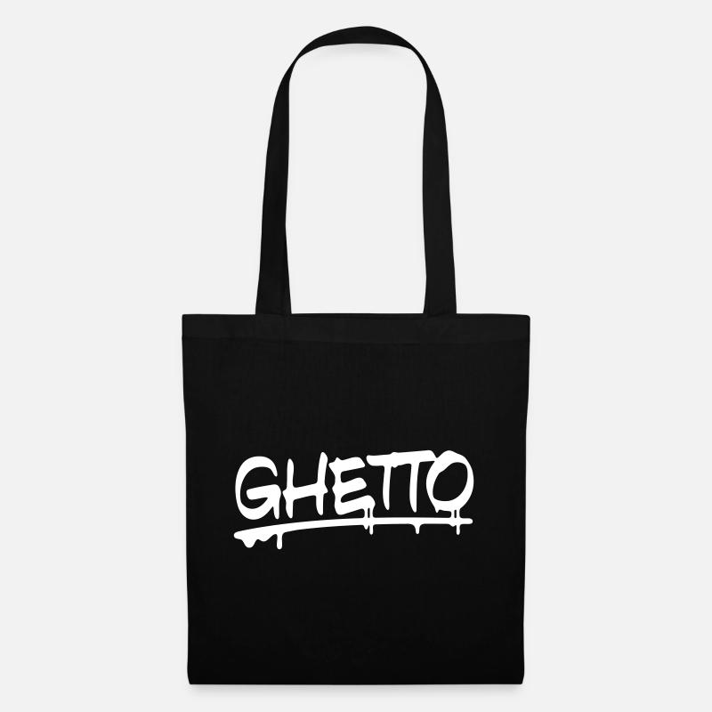 Ghetto - Stoffbeutel - Schwarz