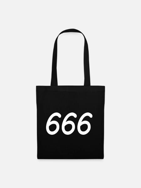 666 - Stoffbeutel - Schwarz