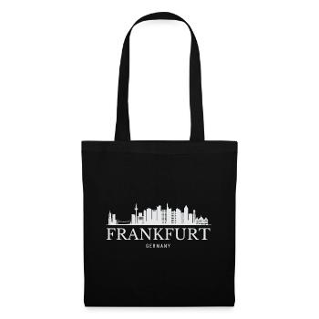 Frankfurt Skyline, Frankfurt Germany - Tote Bag - black - Front