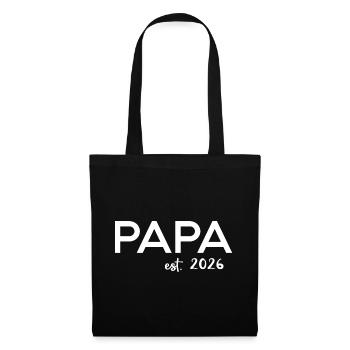 Dad 2026 Dad since 2026 Retro Dad 2026 - Tote Bag - black - Front