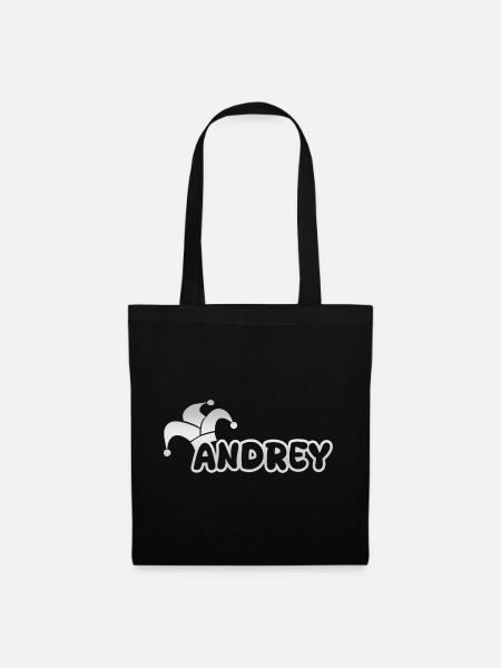 Andrey als Carnival - Stoffbeutel - Schwarz