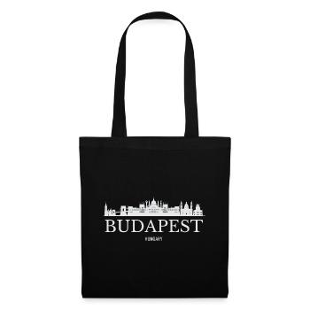Budapest Skyline, Budapest Hungary - Tote Bag - black - Front