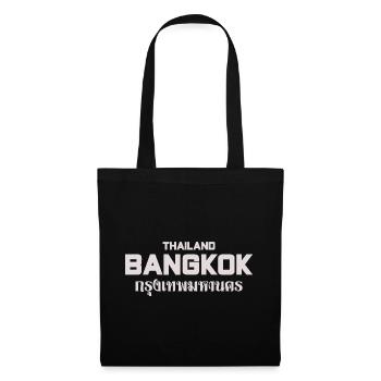 Bangkok Uppercase Cityscape - Tote Bag - black - Front