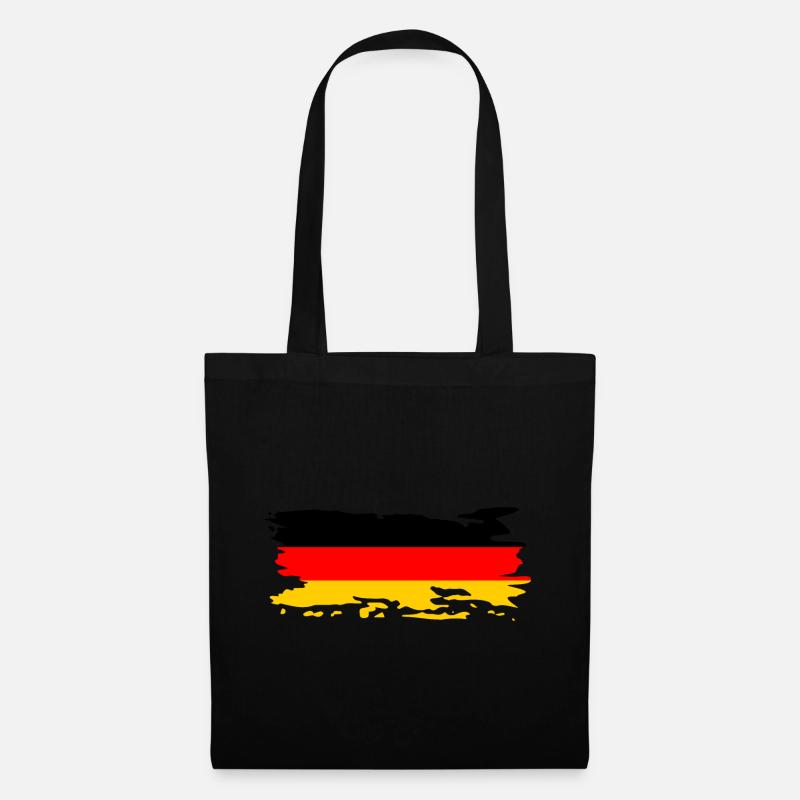 Drapeau de l'Allemagne - Sac en tissu - noir