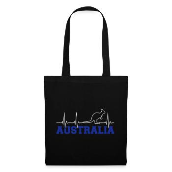 Australie - Sac en tissu - noir - Devant