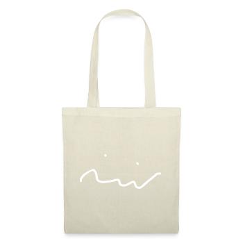 Visage ennuyeux - Sac en tissu - nature - Devant