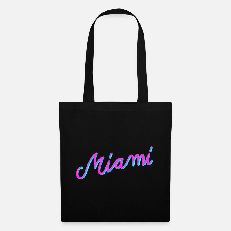 Miami - Stoffbeutel - Schwarz