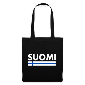 Suomi - Sac en tissu - noir - Devant