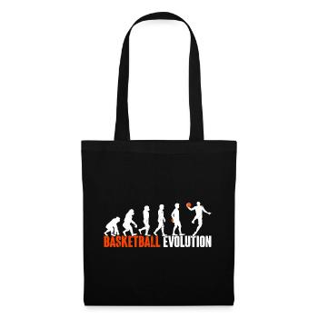 Basketball Basketballer Evolution - Stoffbeutel - Schwarz - Vorne