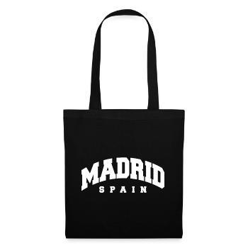 madrid - Stoffbeutel - Schwarz - Vorne