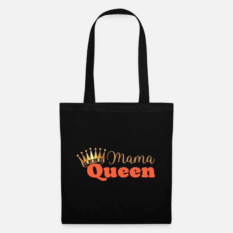 Mama Königin - Mama Königin - Muttertagsgeschenk - Stoffbeutel - Schwarz