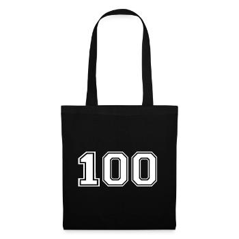 100 - Tote Bag - black - Front