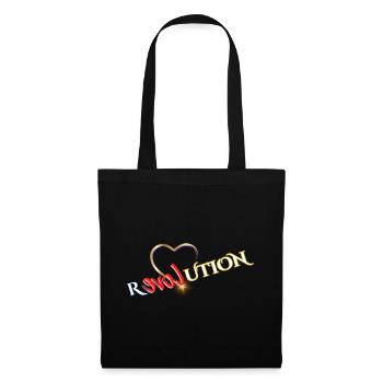 Heart Revolution Solar Flare Graphic - Tote Bag - black - Front
