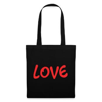 VALENTINE'S DAY. Bachelorette party. I LOVE YOU. I LOVE YOU. LOVE - Tote Bag - black - Front