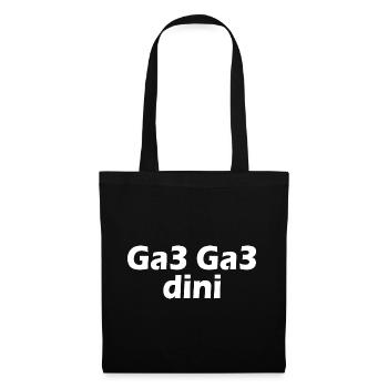 Ga3 ga3 dini - Sac en tissu - noir - Devant