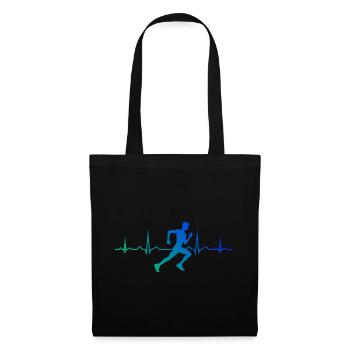 Jogging de course pour hommes Jogging de fitness pour femmes - Sac en tissu - noir - Devant