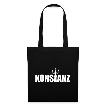 Konstanz Imperia Logo Design - Stoffbeutel - Schwarz - Vorne