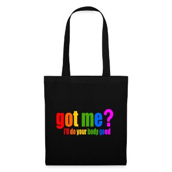 got me? i'll do your body good - Tote Bag - black - Front