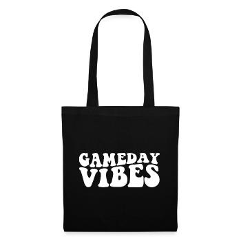 Style enthousiaste de l’ambiance du jour de match - Sac en tissu - noir - Devant