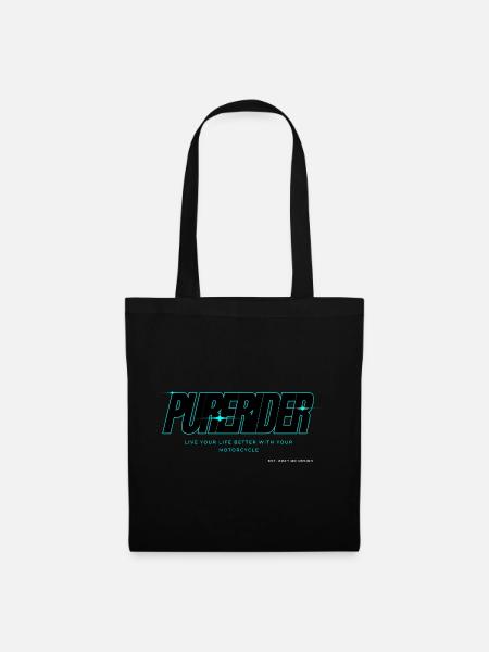 Neon Purerider x MR DESIGN - Stoffbeutel - Schwarz
