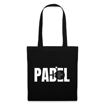 Padel - Sac en tissu - noir - Devant