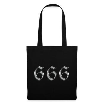 Angel Number 666 Reflect - Tote Bag - black - Front