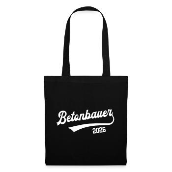 Concrete Worker 2026 Apprenticeship Examination Master Apprentice - Tote Bag - black - Front