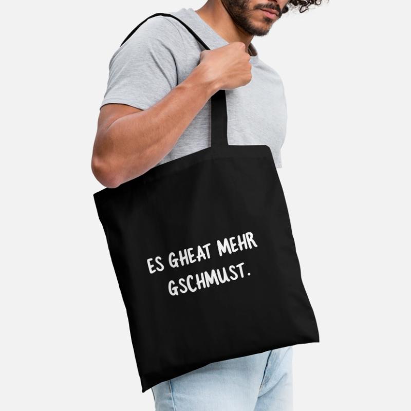 C’est encore plus de mieux. Déclaration du Baiser en dialecte Sac en tissu