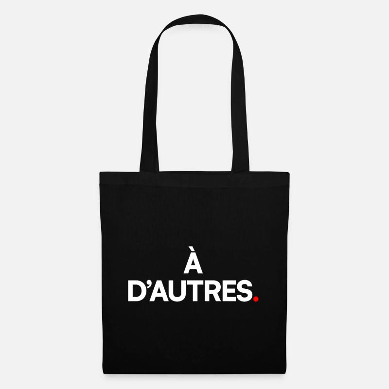 À d’autres - Sac en tissu - noir