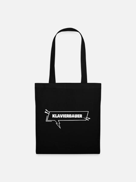 Ausbildung Klavierbauer - Stoffbeutel - Schwarz