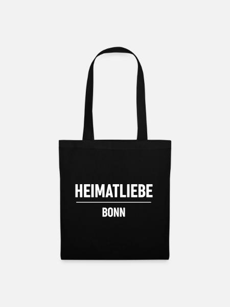 Heimatliebe Bonn - Stoffbeutel - Schwarz