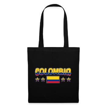 Colombian Flag Colombia Flag - Tote Bag - black - Front
