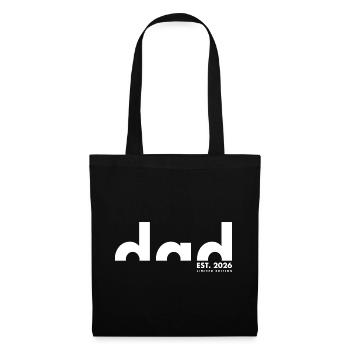 Dad Est. 2026 Limited edition | Vater | Vatertag - Stoffbeutel - Schwarz - Vorne