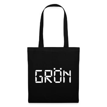 Green - LCD - Tote Bag - black - Front