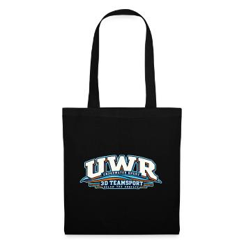 Unterwasser Rugby 3D Teamsport - Stoffbeutel - Schwarz - Vorne