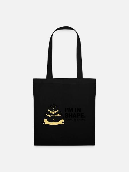 I m in great shape. Circular is also a form. - Tote Bag - black