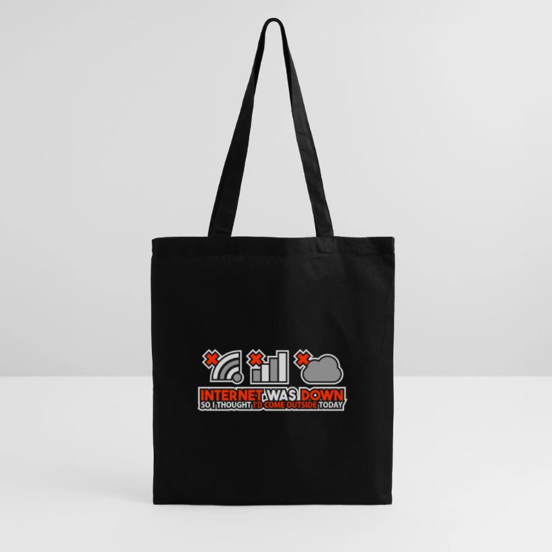 Internet Was Down - Offline Programmer Computer Tote Bag