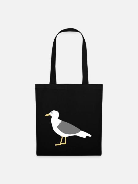 seagull - Tote Bag - black
