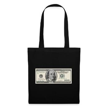 100 dollar bill - Tote Bag - black - Front