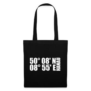 Hanau Coordinates - Tote Bag - black - Front