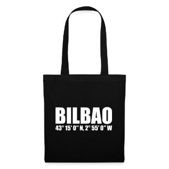 Bilbao coordinates - Tote Bag - black - Front