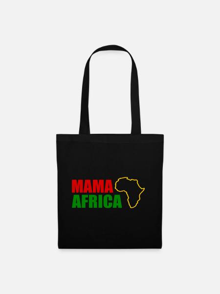 Mama africa - Stoffbeutel - Schwarz