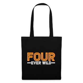 Four Ever Wild 54 - Stoffbeutel - Schwarz - Vorne
